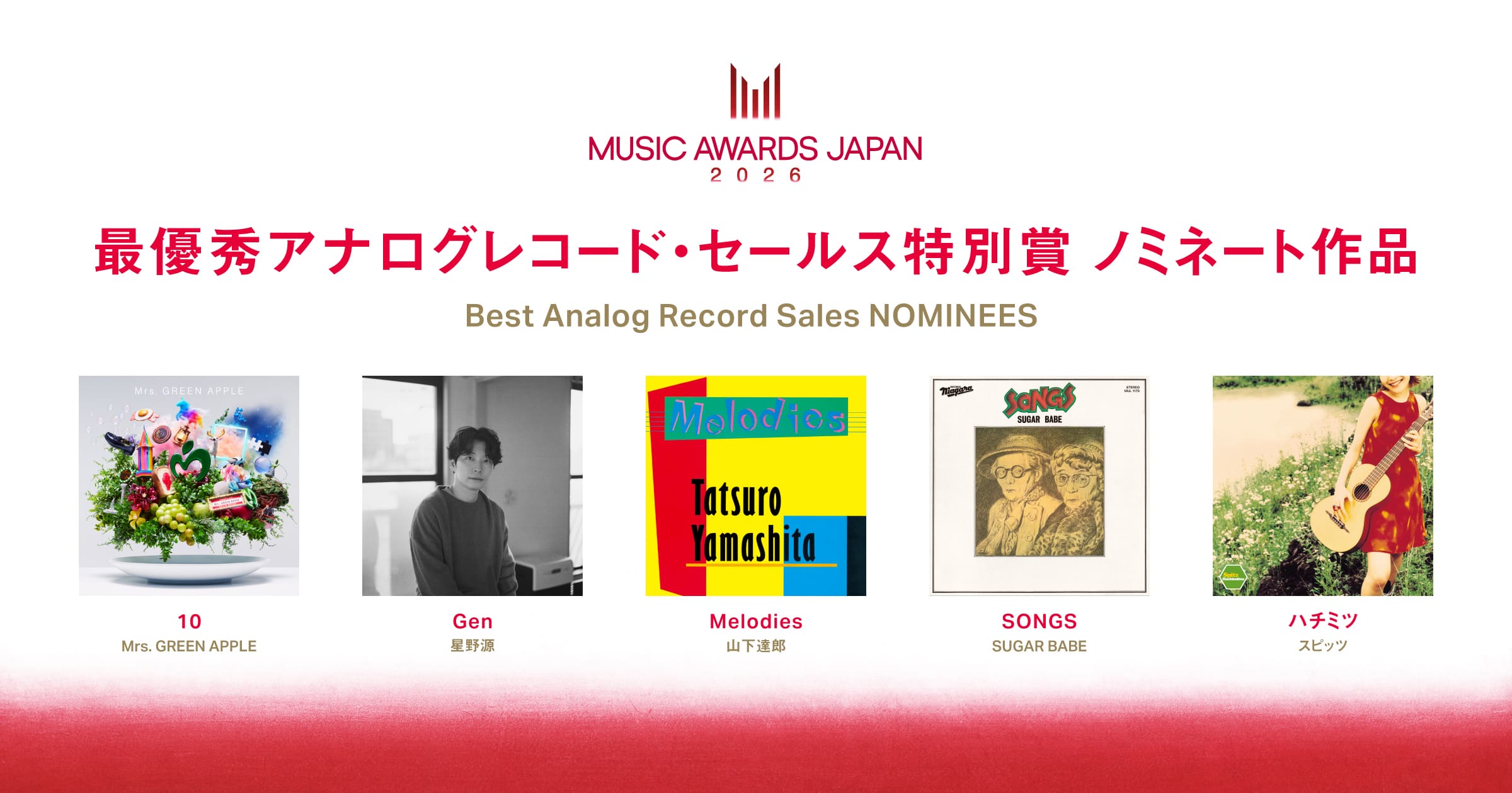 BEST ANALOG RECORD SALES Nominees