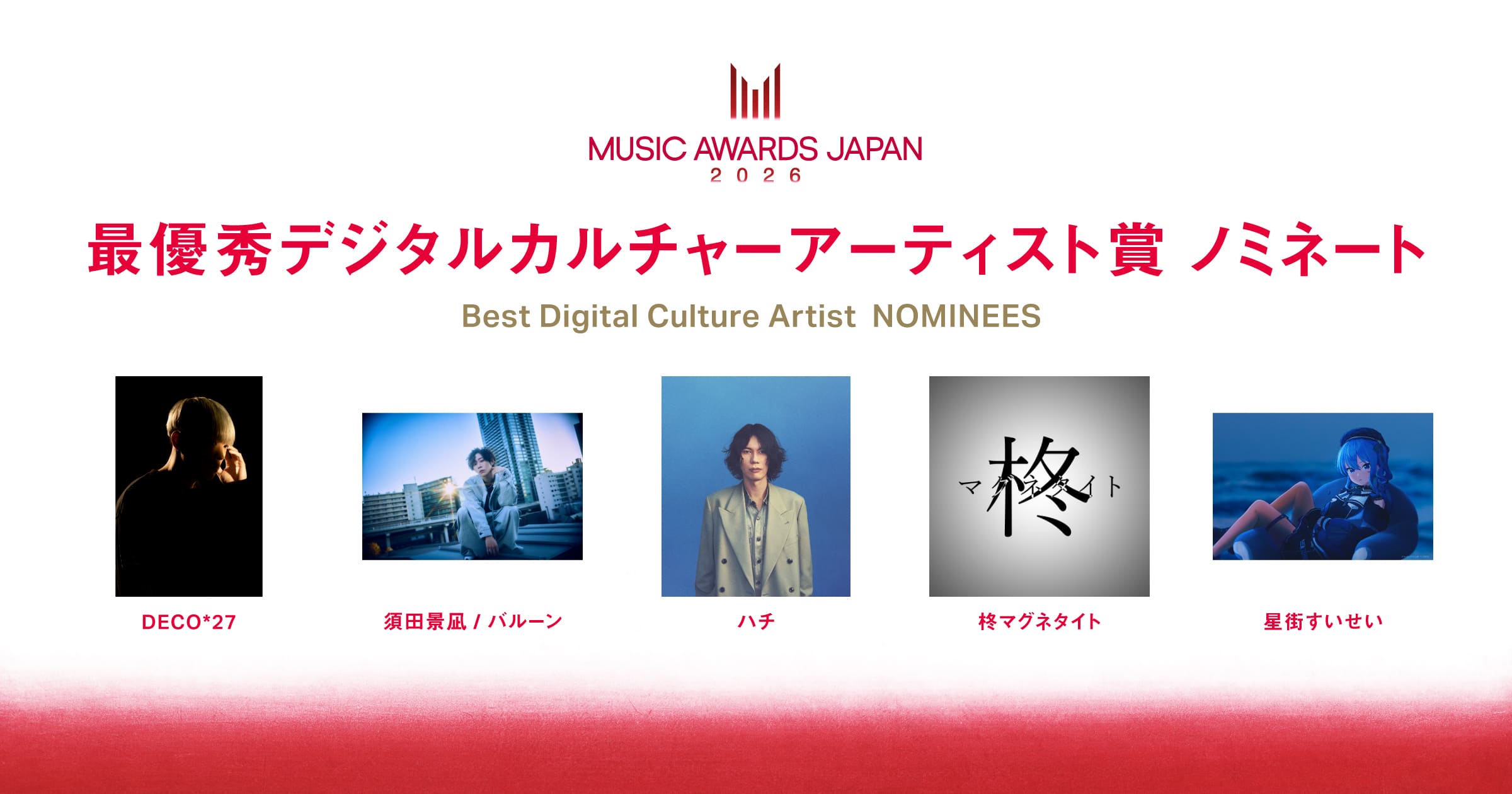 Best Digital Culture Artist Nominees