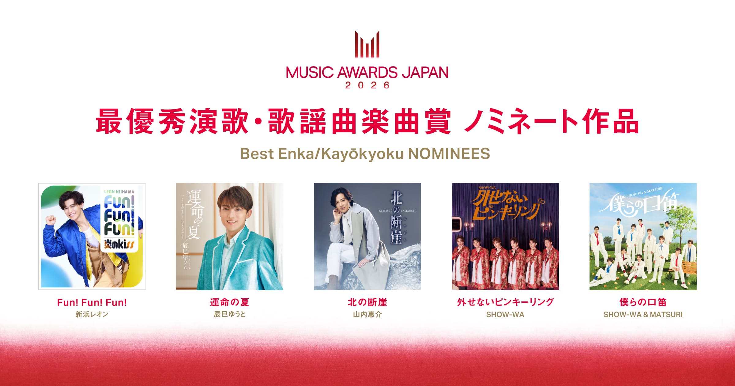Best Enka/Kayōkyoku Nominees