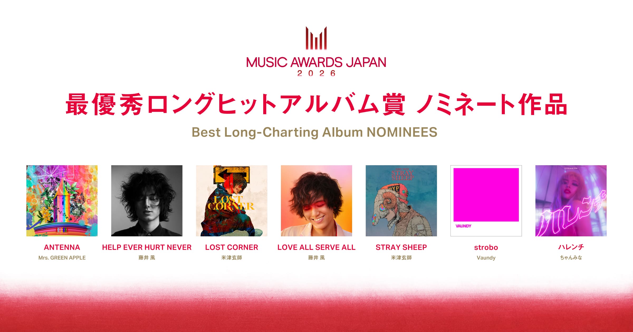 Best Long-Charting Album Nominees