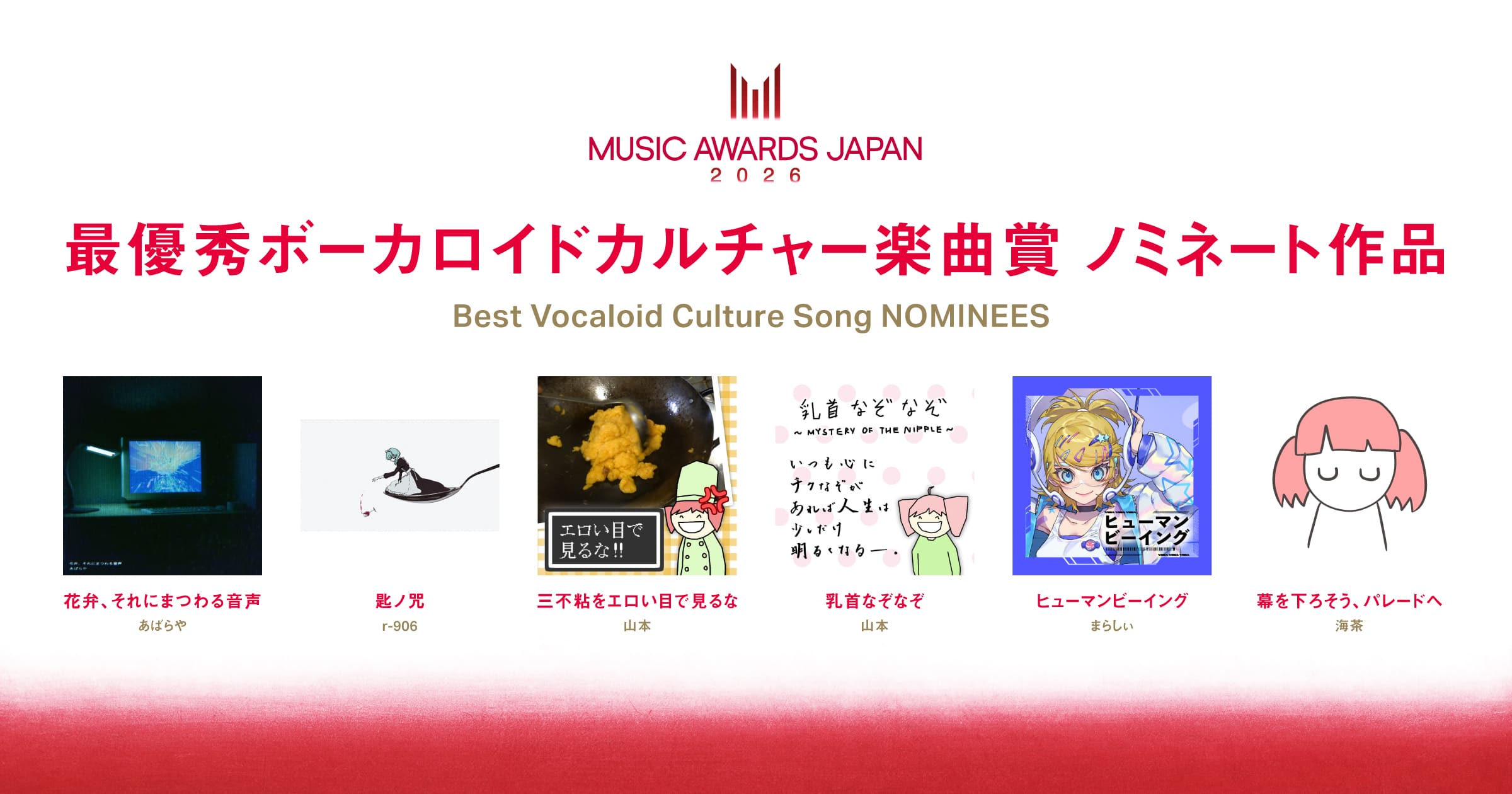 Best Vocaloid Culture Song Nominees
